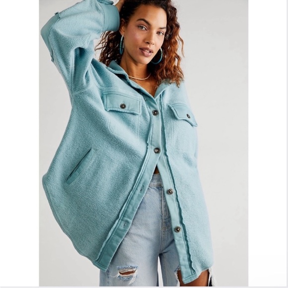Free People Jackets & Blazers - NWT Free People Ruby Fleece Jacket